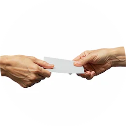 Illustration of being handed a Section 1 clearance